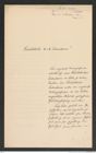 k.k. naturhistorisches Hofmuseum, Intendanzakten 1885-1896 (Hauer), Aktenzahl Z.646/1891, Seite 1